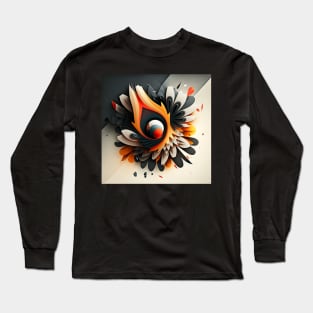 Chromatic Chaos: A Colorful Explosion Long Sleeve T-Shirt